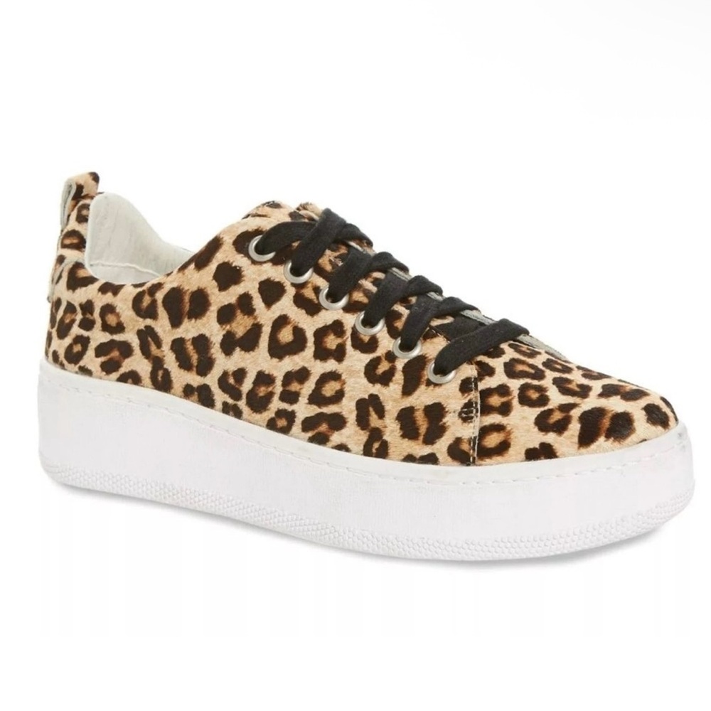 Halogen Haive-P Leopard Haircalf Women's Sneakers Size 6